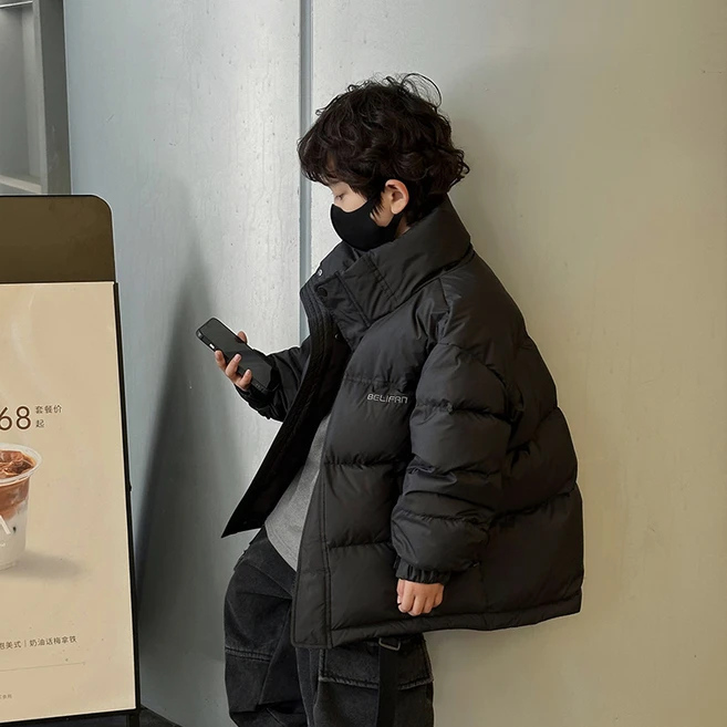 키즈숏패딩