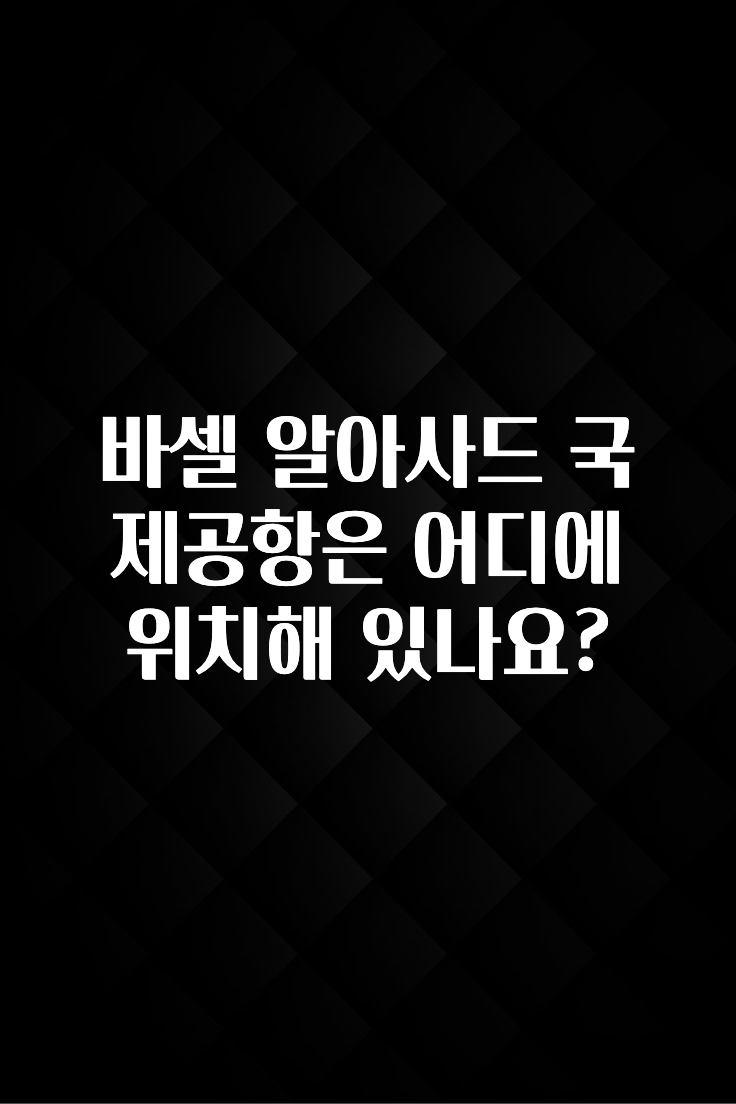 바셀 알아사드 국제공항은 어디에 위치해 있나요?