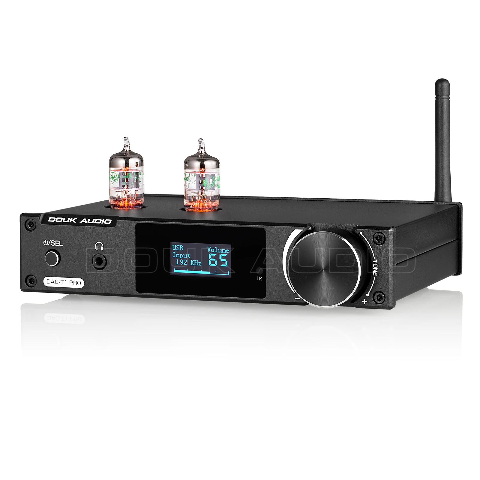 HiFi DAC-T1PRO 진공관 스테레오 프리 앰프 USB DAC Bluetooth 5.0 수신기 S/PDIF D/A 오디오 변환기 (OLED 디스플레이 포함) LDAC