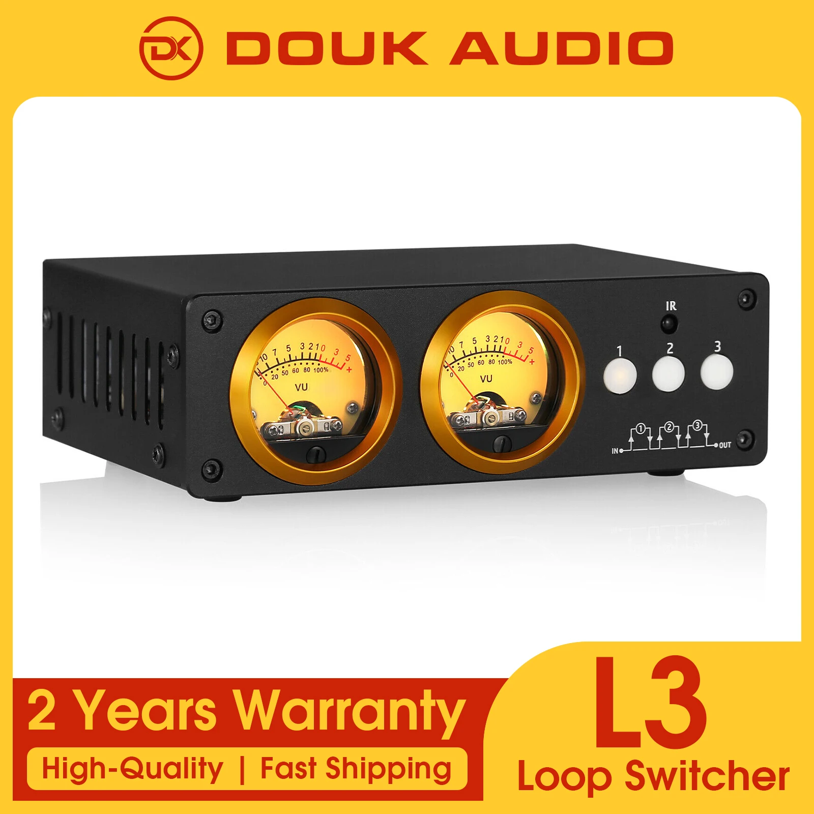 Douk Audio L3 3 채널 루프 스위처 박스