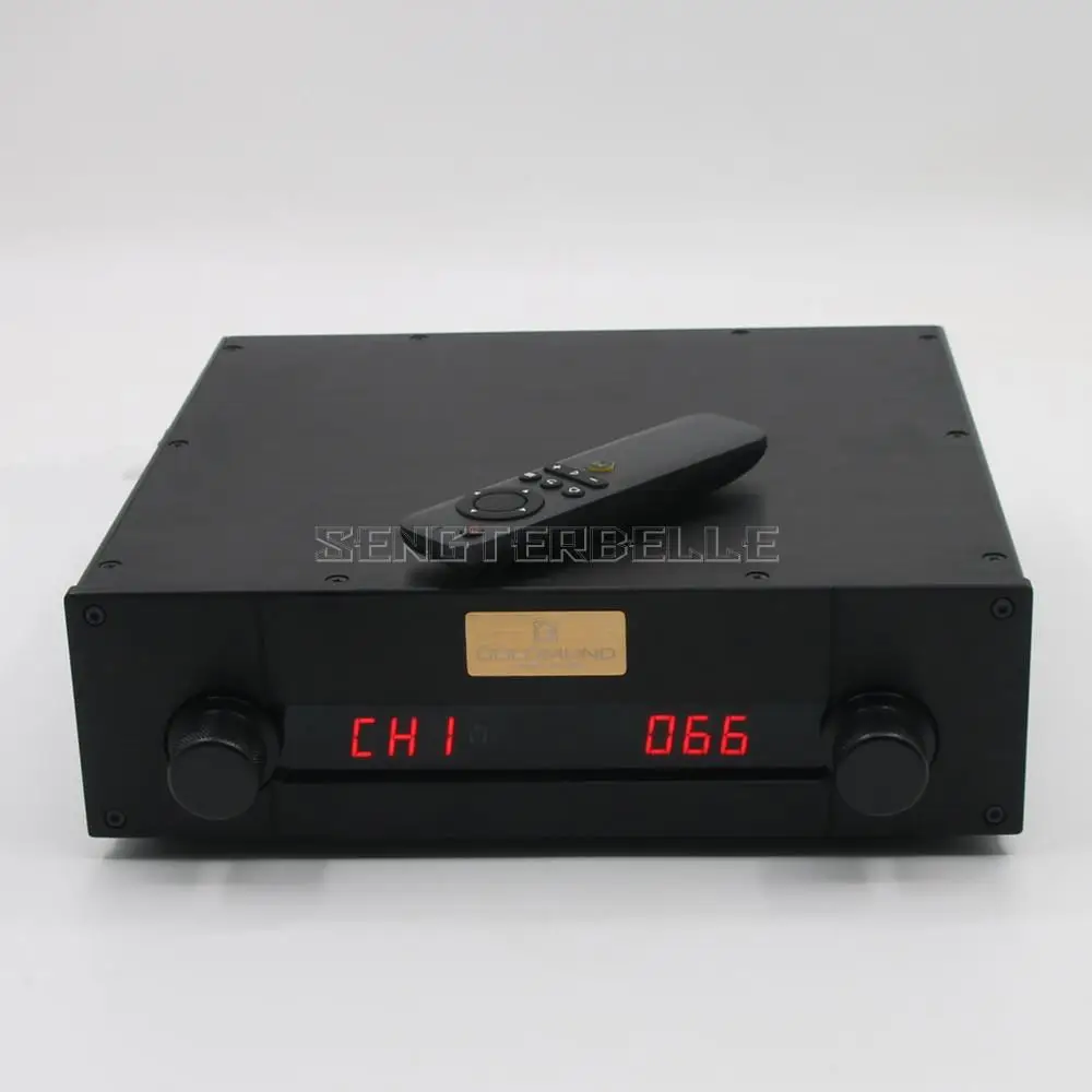HIFI 12AX7 ECC83 튜브 원격 오디오 프리앰프