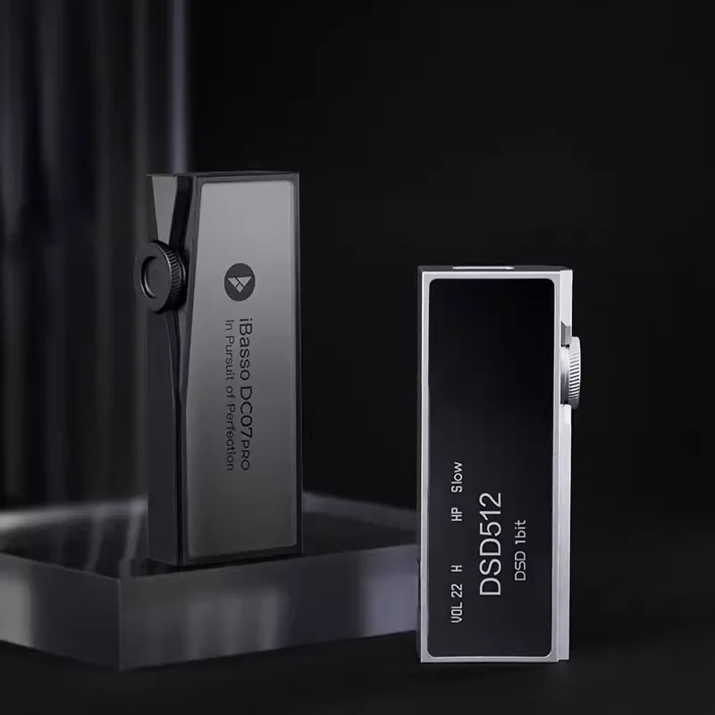 새로운 ibasso dc07pro 휴대폰 디코딩 이어버드 음악 고해상도 작은 꼬리