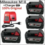 100% 밀워키 M18 18V 12000mAh 18650 리튬 교체용 배터리 밀워키 48-11-1860 48-11-1850 48-11-1840 공구 배터리