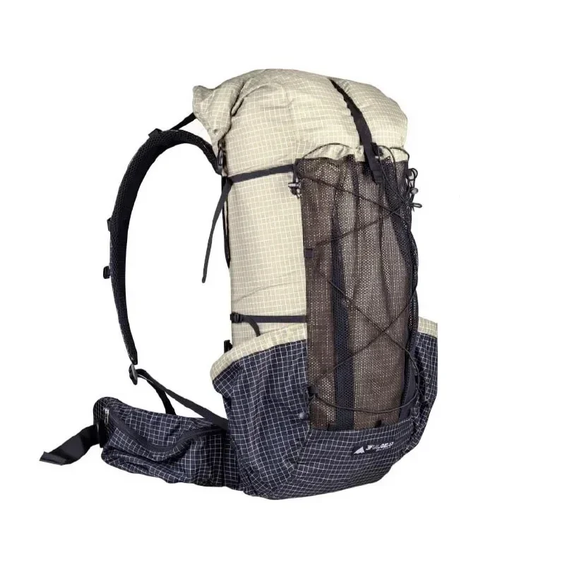 3F UL GEAR Qi Dian Pro 하이킹 배낭 초경량 캠핑 팩 여행 배낭 트레킹 배낭 46+10L