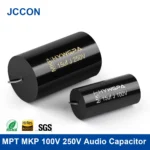 2Pcs MPT MKP 100V 250V 커패시터 HIFI 축 발열 크로스 오버 커플 링 오디오 커패시터 Audiophile 스피커 용 주파수 분할