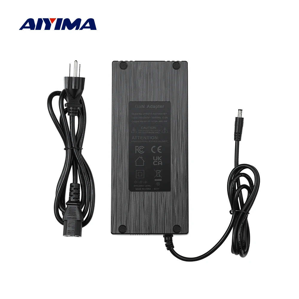 AIYIMA 오디오 GaN 48V 10A/5A DC 전원 공급 장치 충전기 증폭기 전원 어댑터 TPA3255 Amp 입력 100-240V A07 max/A70 용
